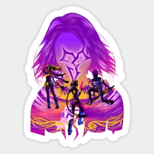 yuna and the gang Sticker